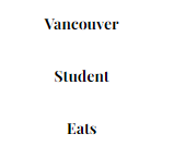 Logo of Vancouver Student Eats